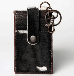 American Darling Hair On Cowhide Clip Card Wallet