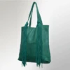 American Darling Oversize Supple Green Teal Leather Tote Bag -Western Cowboy Clothing american darling oversize supple green teal leathe