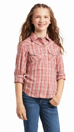 Ariat Girls Antique Rubia Snap Shirt
