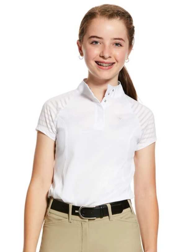 Ariat Girls Aptos Vent SS Show Shirt 4 Ariat Girls Aptos Vent SS Show Shirt - Image 2