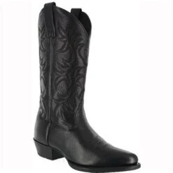 Ariat Mens Heritage R Toe BK