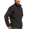 Ariat Men's Logo 2.0 Patriot Softshell - Black -Western Cowboy Clothing ariat mens logo 20 patriot softshell black