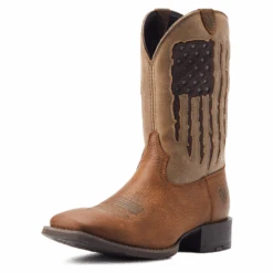 Ariat Mens Sport My Country VenTek - Faithful Brwn