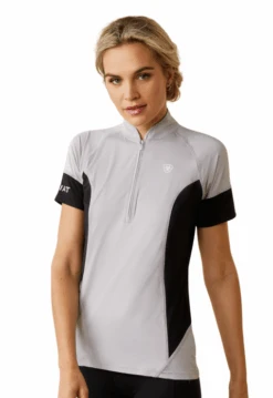 Ariat Womens Cambria Jersey 1/4 Zip SS