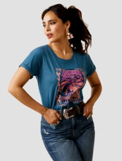Ariat Women's Graphic SS Tee S23 -Western Cowboy Clothing ariat womens graphic ss tee s23 2