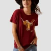 Ariat Women's REAL Graphic SS Tee -Western Cowboy Clothing ariat womens real graphic ss tee