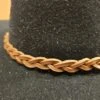 Beyond The Barn Hatband Braided Leather Medium Oil BTB