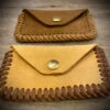 Beyond The Barn Leather Card/Coin Pouch With Braided Edge Assort. BTB
