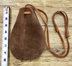 Beyond The Barn Leather Tobacco Pouch Suede Adjustable BTB -Western Cowboy Clothing beyond the barn leather tobacco pouch suede adjust 3