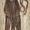 Beyond The Barn Leather Tobacco Pouch Suede With Fringe Adjustable BTB -Western Cowboy Clothing beyond the barn leather tobacco pouch suede with f