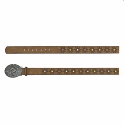 Catchfly Girls Belt Crystal Flower