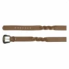 Catchfly Ladies Tan Belt Leather Braid -Western Cowboy Clothing catchfly ladies tan belt leather braid
