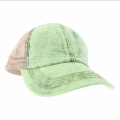 C.C Beanie KIDS Stone Washed Denim Criss Cross Cap -Western Cowboy Clothing cc beanie kids stone washed denim criss cross cap 4