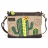 Chala Handbags Dazzled Mini Crossbody Cactus