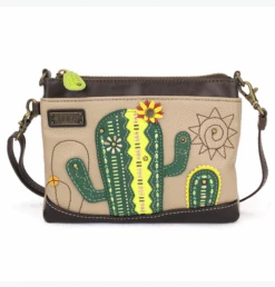 Chala Handbags Dazzled Mini Crossbody Cactus