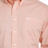 Cinch Men's Orange Circular Print Button Down Shirt -Western Cowboy Clothing cinch mens orange circular print button down shirt