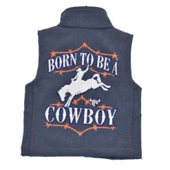 Cowboy Hardware Infant/Toddler Born To Be A Cowboy Vest