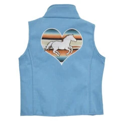 Cowboy Hardware Infant/Toddler Serape Heart Horse Vest