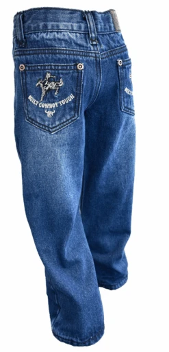 Cowboy Hardware Toddler "Built Cowboy Tough" Emb Jean