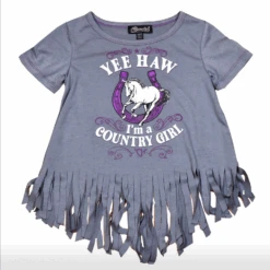 Cowboy Hardware Yee Haw Finge Tee
