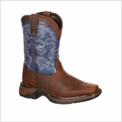 Durango Lil Durango Kids Western Boot Brown/Blue