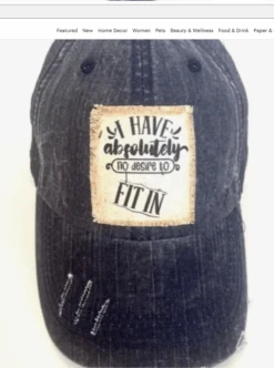 Jana's Flannels No Desire To Fit In Trucker Cap