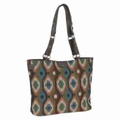 Justin Aztec Jacquard Tote