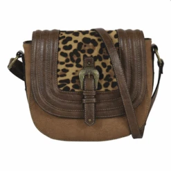 Justin Justin Cheetah Saddle Bag Crossbody