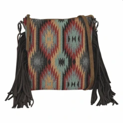 Justin Justin Crossbody Jaquard Red