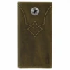 Justin Justin Rodeo Wallet- Dk Brown W/ Stitch Yoke -Western Cowboy Clothing justin justin rodeo wallet dk brown w stitch yoke