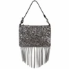 Justin Mini Shoulder Bag - Silver Wash -Western Cowboy Clothing justin mini shoulder bag silver wash