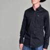 Kimes Ranch Mens Blackout Western Shirt -Western Cowboy Clothing kimes ranch mens blackout western shirt