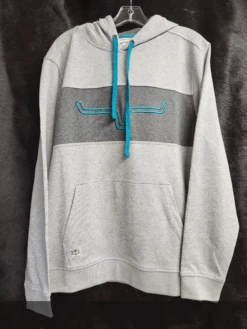 Kimes Ranch Mens Side Winder Hoodie - Heather Grey
