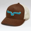 Kimes Ranch Tracker Trucker Cap Brown -Western Cowboy Clothing kimes ranch tracker trucker cap brown
