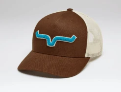 Kimes Ranch Tracker Trucker Cap Brown
