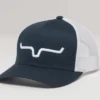 Kimes Ranch Weekly Trucker Hat Navy/White -Western Cowboy Clothing kimes ranch weekly trucker hat navy white