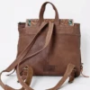 LS Western Hand Tooled Leather Cowhide Backpack Purse -Western Cowboy Clothing ls western hand tooled leather cowhide backpack pu