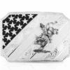 Montana Silversmith All American Bullrider Silver Buckle -Western Cowboy Clothing montana silversmith all american bullrider silver