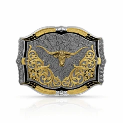 Montana Silversmith Crackle Earth Barrel Racer Buckle