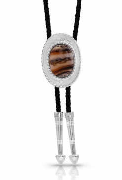 Montana Silversmith No Two The Same Agate-Silver Bolo Tie