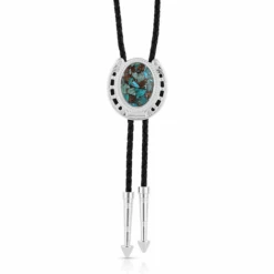 Montana Silversmith The Pioneer's Turquoise Bolo Tie