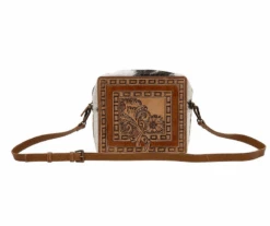 Myra Bag Orchids Hand-Tooled Bag -6518