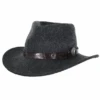 Outback Trading Collingsworth Wool Hat- Grey -Western Cowboy Clothing outback trading collingsworth wool hat grey