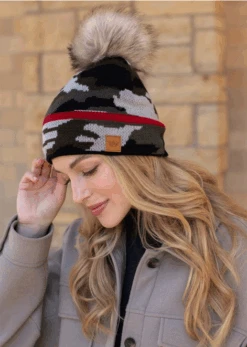 Panache Accessories Panache Fashion Knit Hat W/pom Pom -Western Cowboy Clothing panache accessories panache fashion knit hat w pom 4