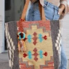 Panache Accessories Panache Printed Tote -Western Cowboy Clothing panache accessories panache printed tote