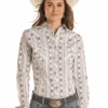Panhandle Slim Ladies Rough Stock Aztec LS Shirt