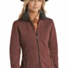 Powder River Outfitters Ladies Heather Knit Jacket -Western Cowboy Clothing powder river outfitters ladies heather knit jacket