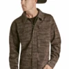 Powder River Outfitters Mens Cotton Printed Shirt Jacket