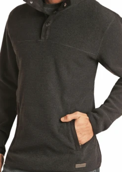 Powder River Outfitters Men's Diamond Sweater-Knit Pull Over -Western Cowboy Clothing powder river outfitters mens diamond sweater knit 1