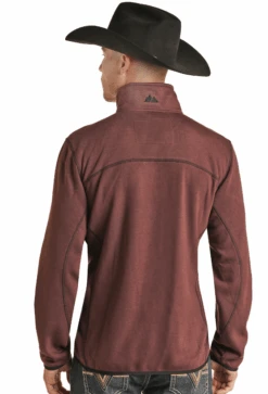 Powder River Outfitters Men's Heather Knit Quarter Zip